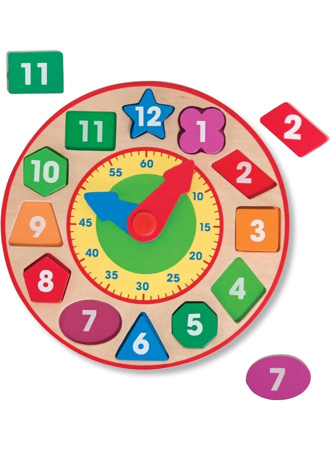 Melissa & Doug Shape Sorting Clock