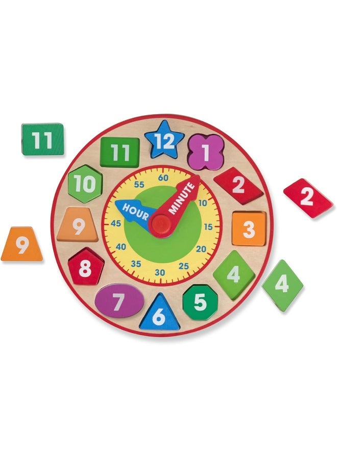 Melissa & Doug Shape Sorting Clock