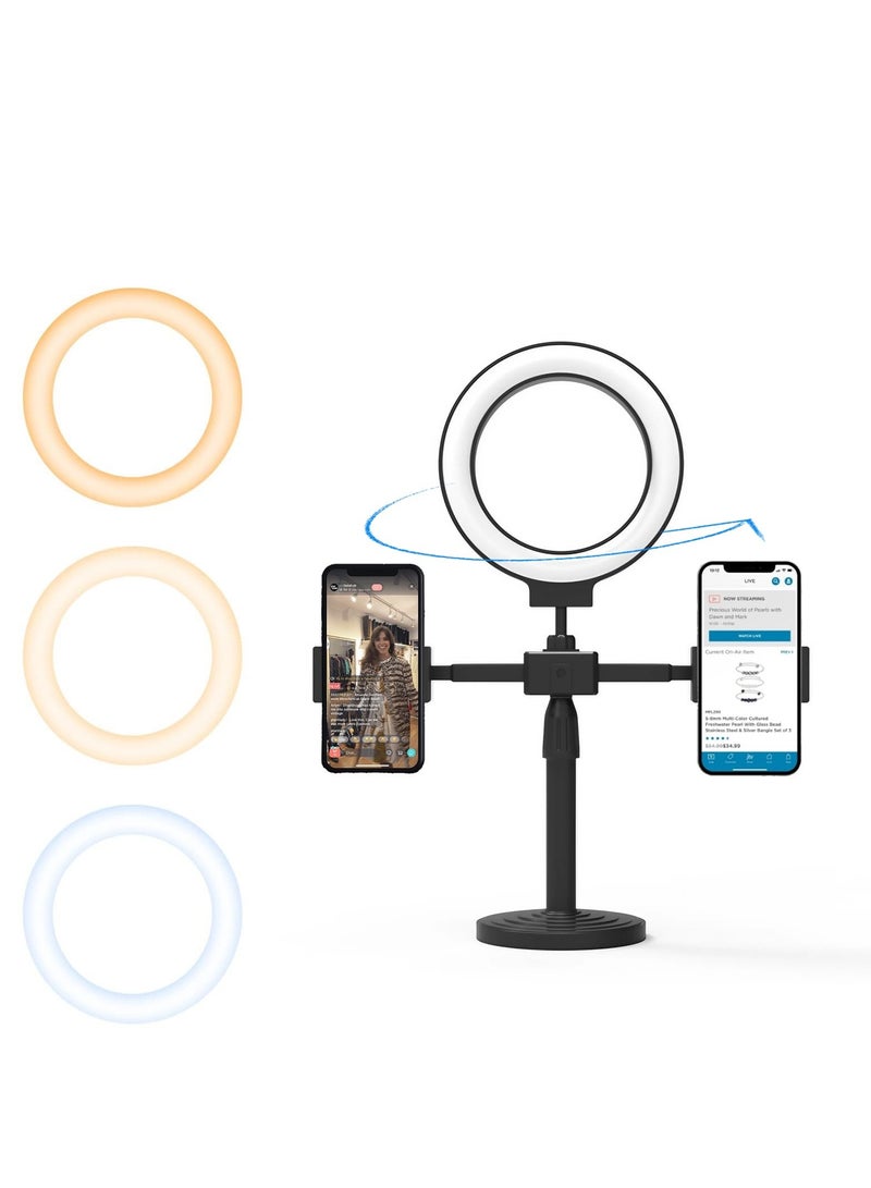 Podcast Equipment Bundle with Ring Light and Phone Holder, BM-800 Podcast Microphone Bundle with V8S Voice Changer, Condenser Microphone Recording Studio Package for Podcasting Streaming Recording