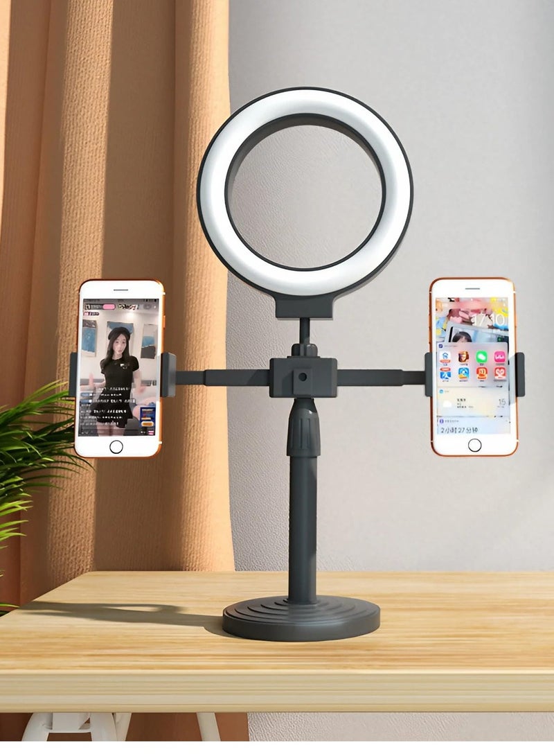 Podcast Equipment Bundle with Ring Light and Phone Holder , BM-800 Recording Studio Package with Voice Changer, Live Sound Card,Audio Interface for Laptop Computer Vlog Living Broadcast Live Streaming