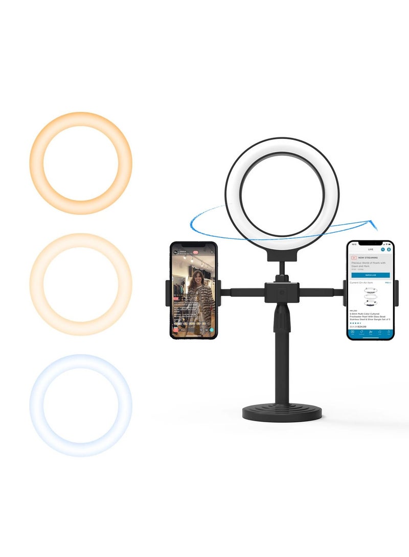 Podcast Equipment Bundle with Ring Light and Phone Holder , BM-800 Recording Studio Package with Voice Changer, Live Sound Card,Audio Interface for Laptop Computer Vlog Living Broadcast Live Streaming