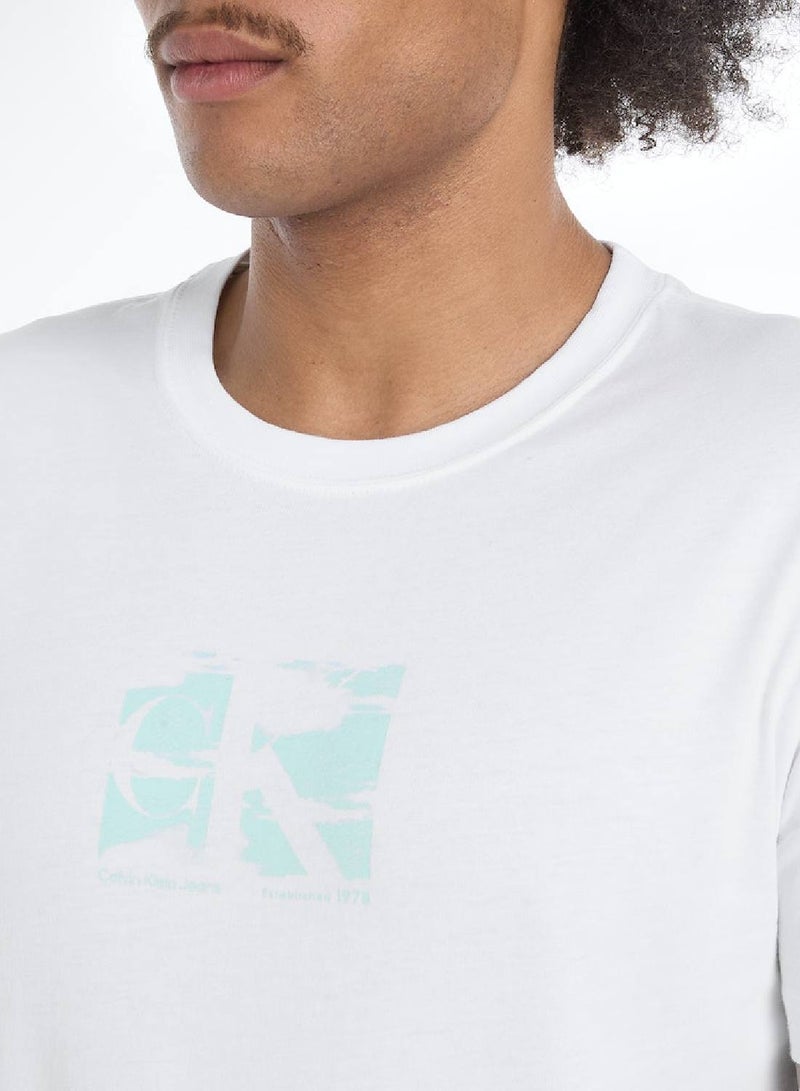 Men's Logo T-Shirt - Cotton, White