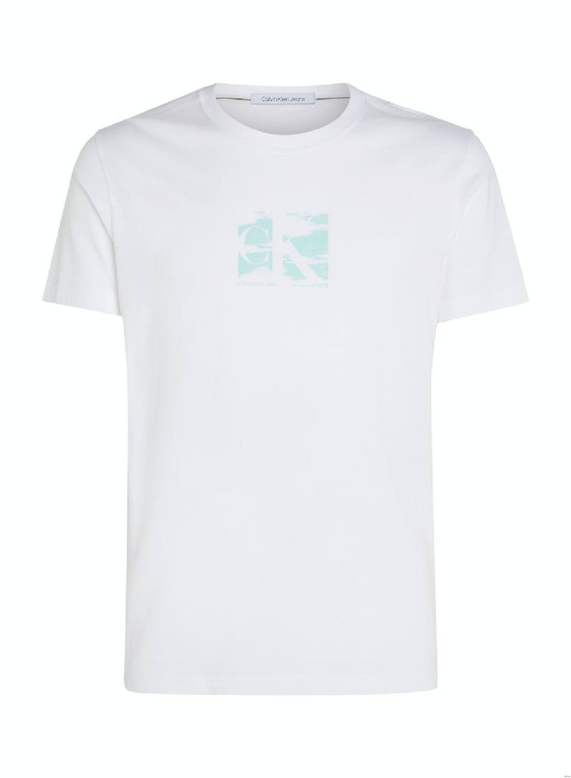 Men's Logo T-Shirt - Cotton, White