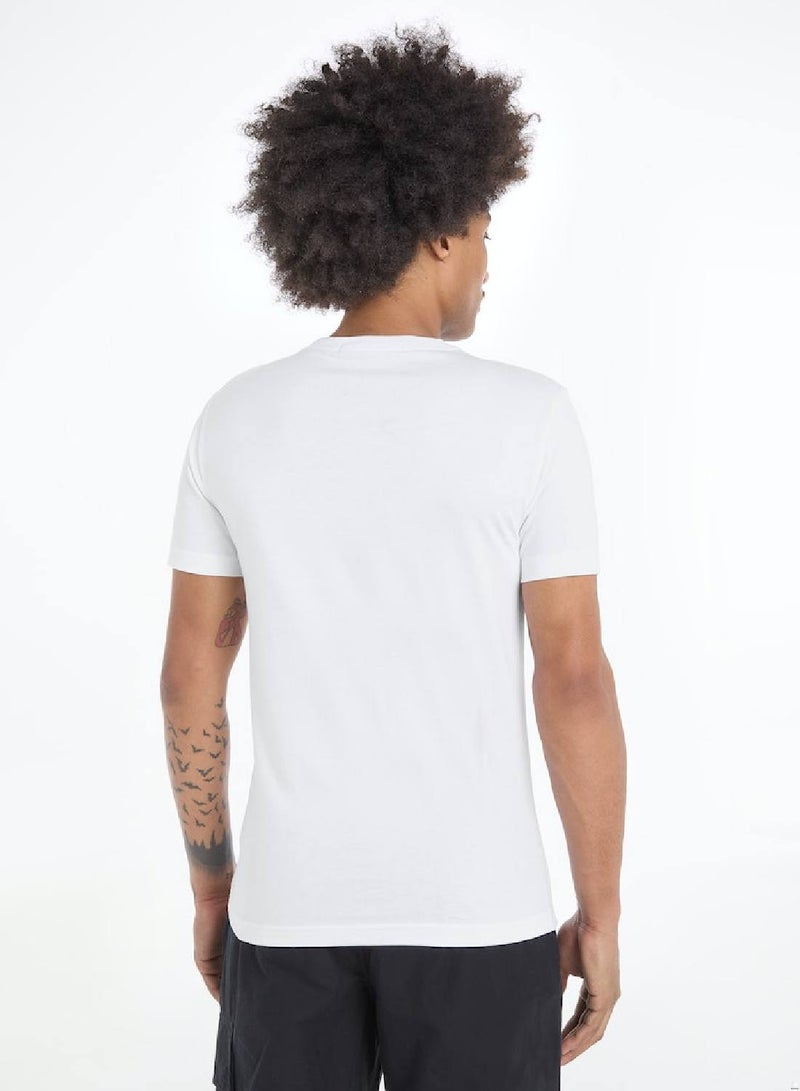 Men's Logo T-Shirt - Cotton, White