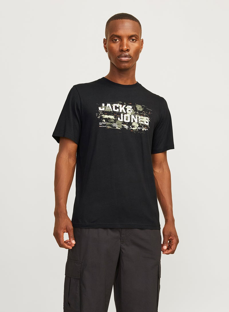 Jcooutdoor Logo Crew Neck T-Shirt