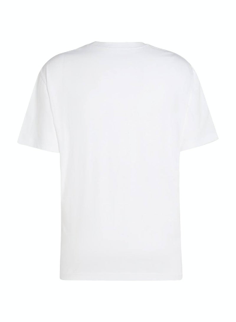 Men's Diffused Logo T-Shirt - Cotton, White