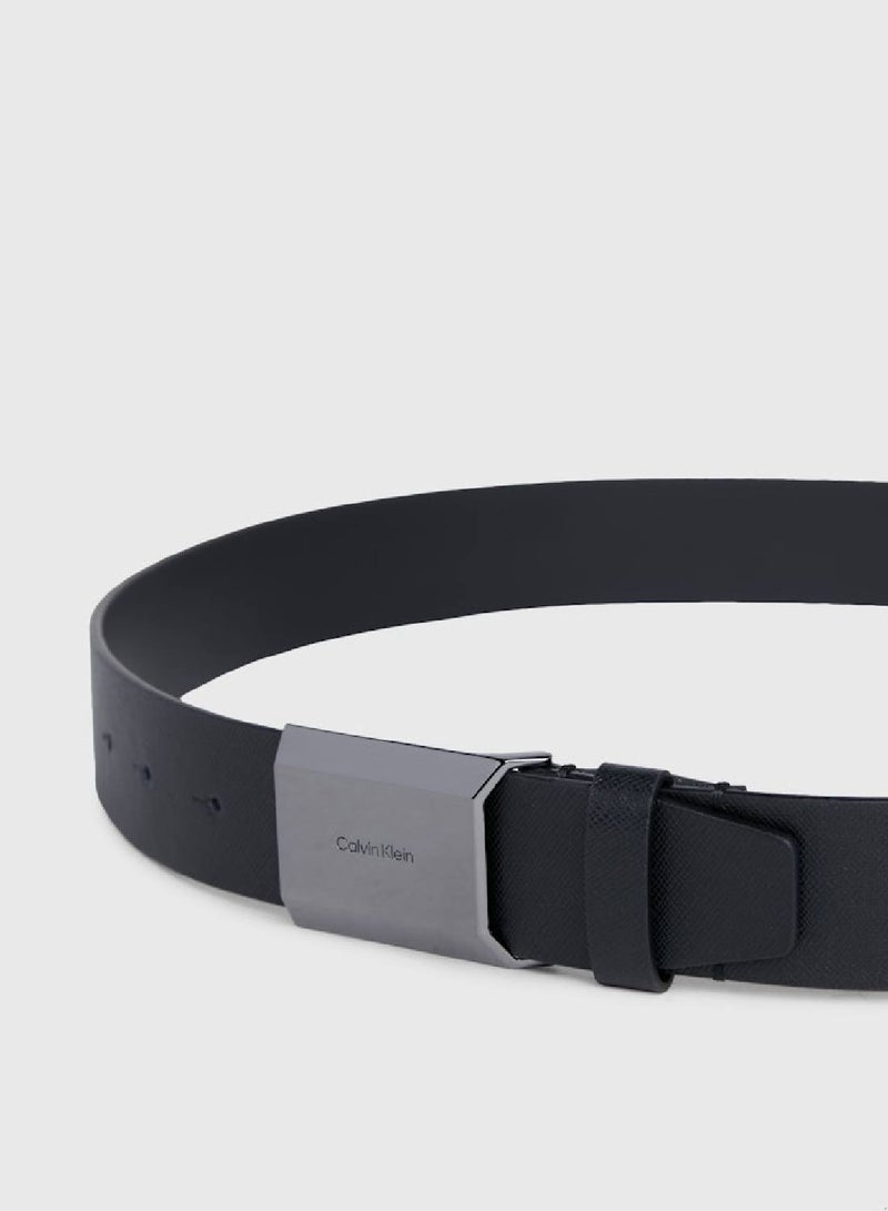 Men's Fixed Belt - Leather, Black