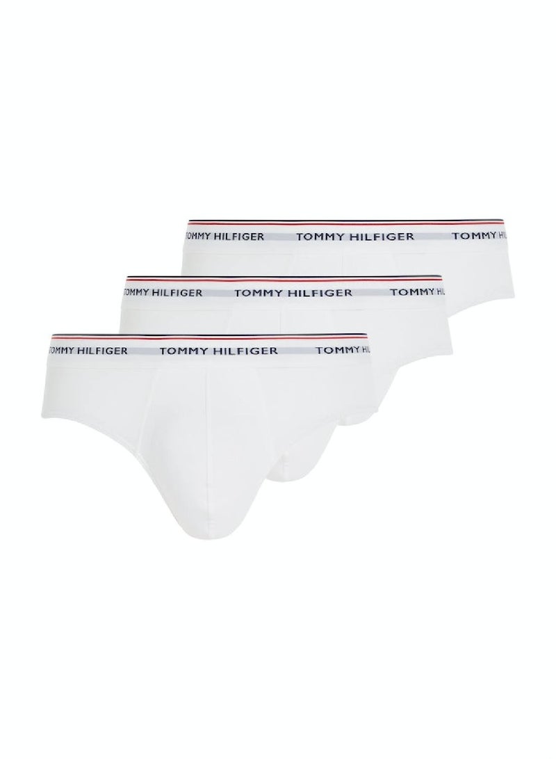 Men's 3-Pack Cotton Briefs - Cotton, White