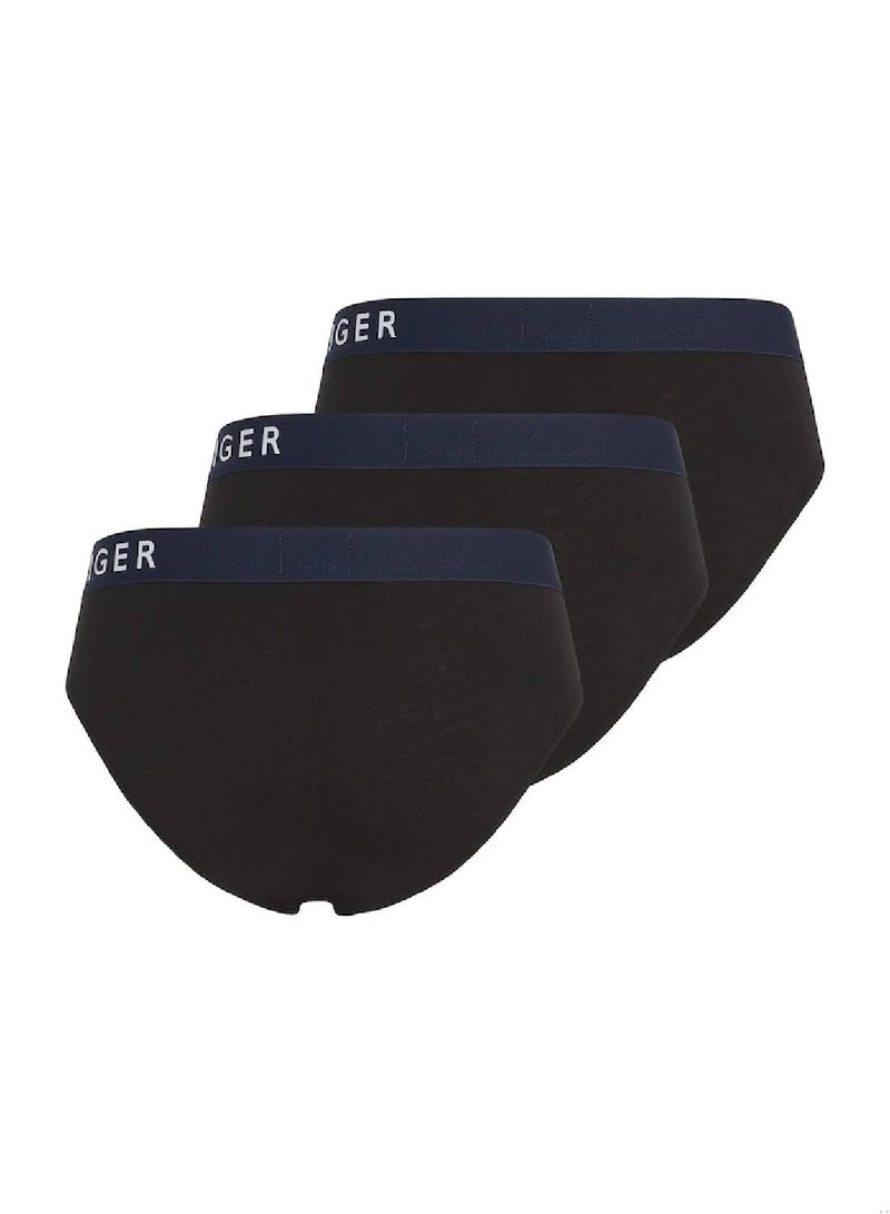 Men's 3 pack Briefs - Cotton, Black