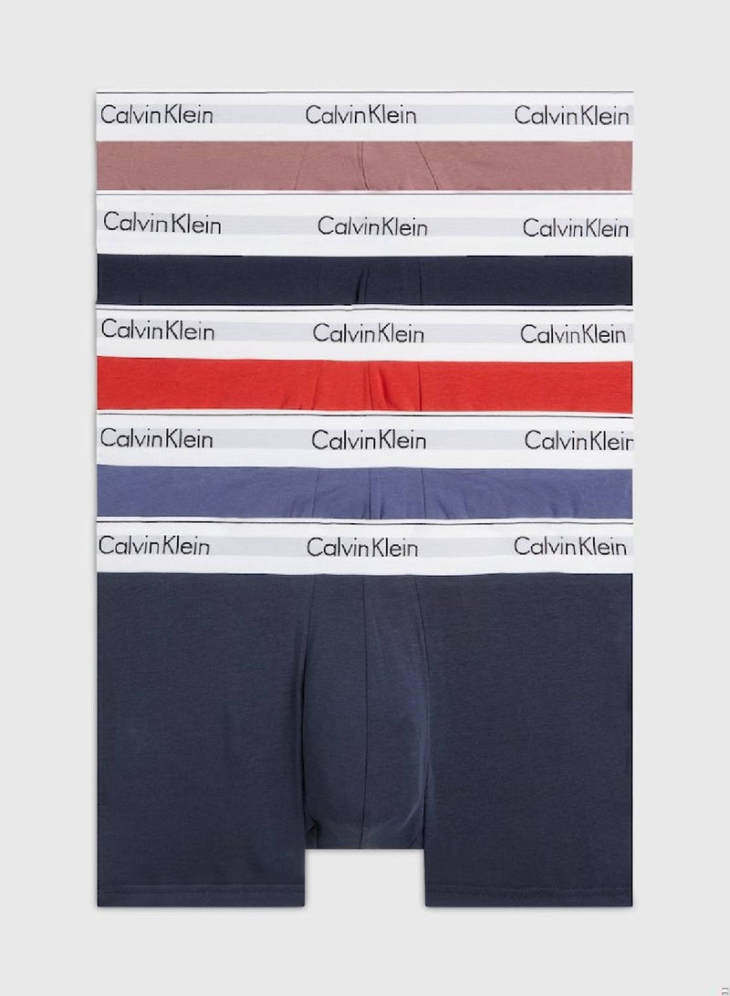 Men's 5 pack Trunk - Cotton, Multicolor