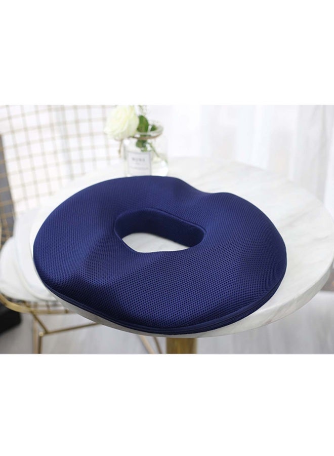 Seat Ring Cushion Combination Blue 44x41x7.5centimeter