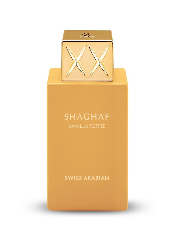 Shaghaf Vanilla Toffee Unisex Eau De Parfum 75ml