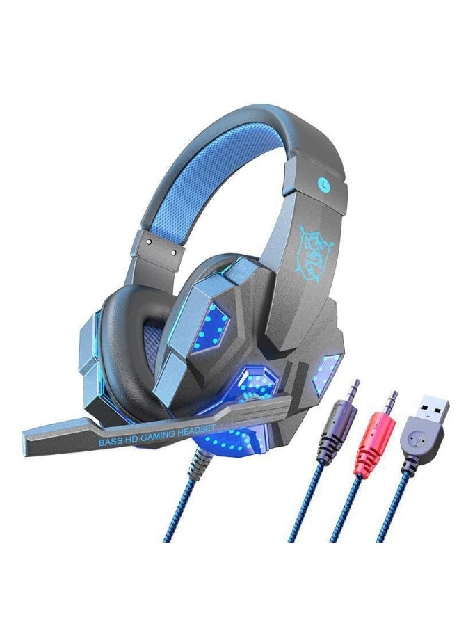 Gaming Wired Over the Ear Headsets with Mic & LED - G2000 Edition For PS4/PS5/Xbox one/Xbox Series/Nintendo Switch And PC