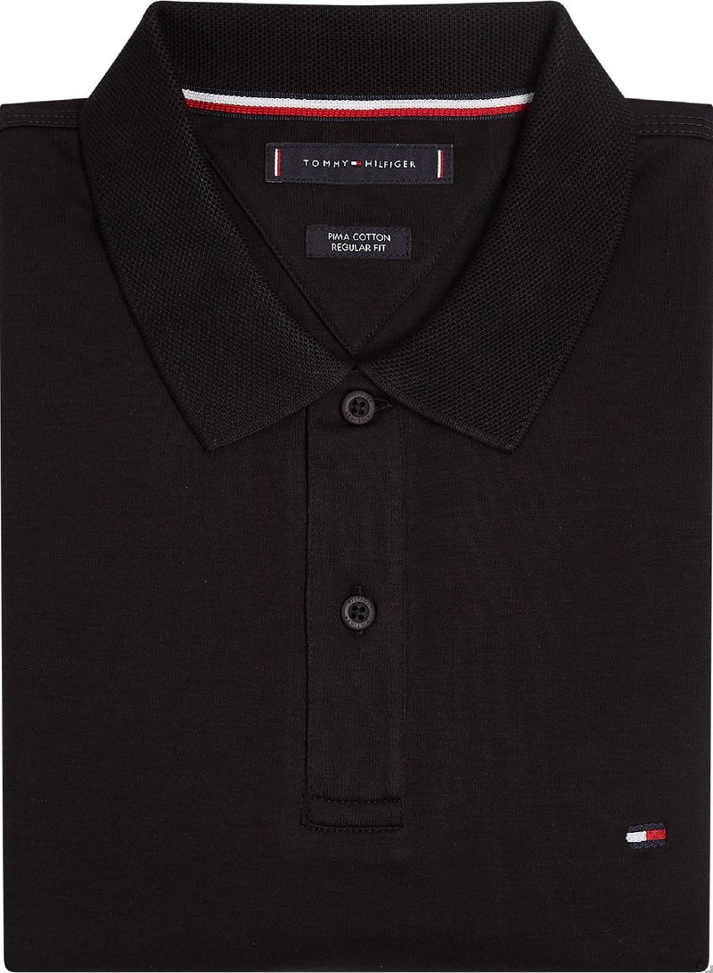 Men's 1985 Collection Slim Fit Polo - Cotton, Black