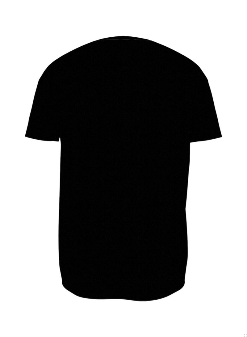 Men's Crew Neck Short Sleeve T-Shirt - Modal, Black