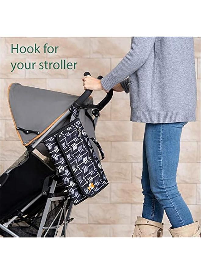 Baby Portable Changing Pad, Diaper Bag,Travel Mat Station,Waterproof Foldable Baby Changing Mat,Lightweight Changing Pads for Baby - Baby Changer, Shower Gift for Boys and Girls