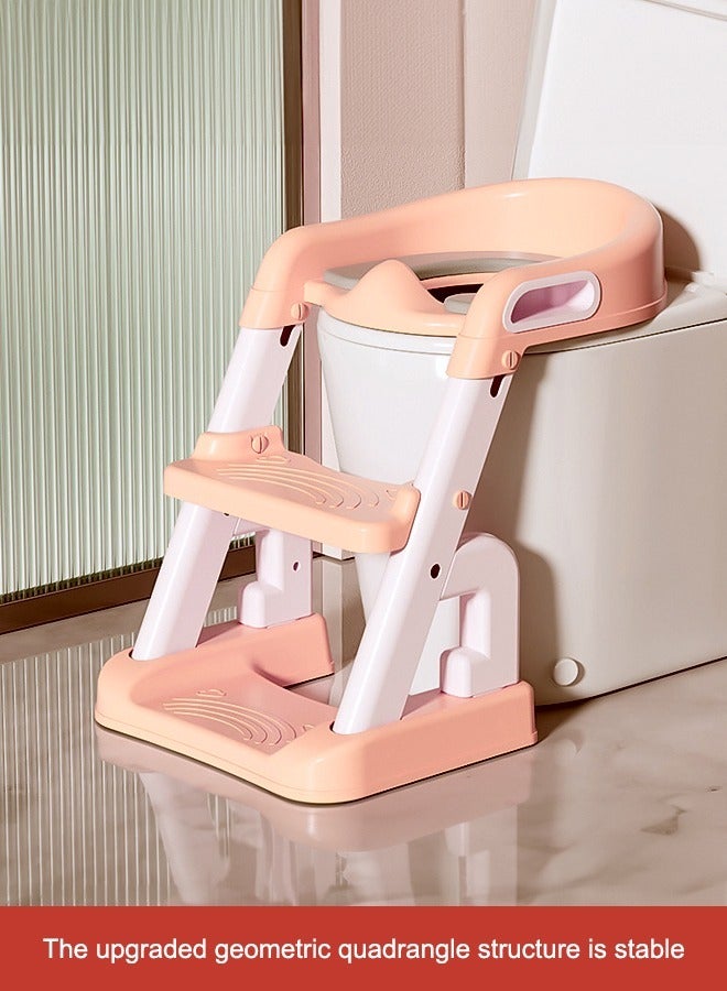 Toddler Potty Training Seat With Step Stool Ladder And Splash Guard