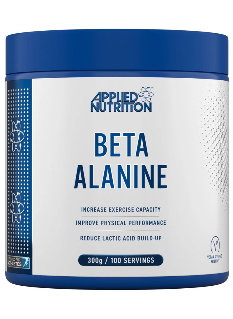 Beta-Alanine Powder 300g, Unflavored 100 Servings