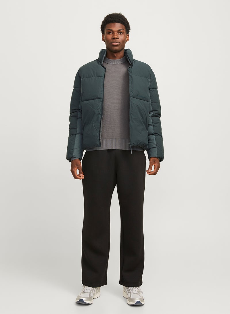 Zip Through Puffer Jacket