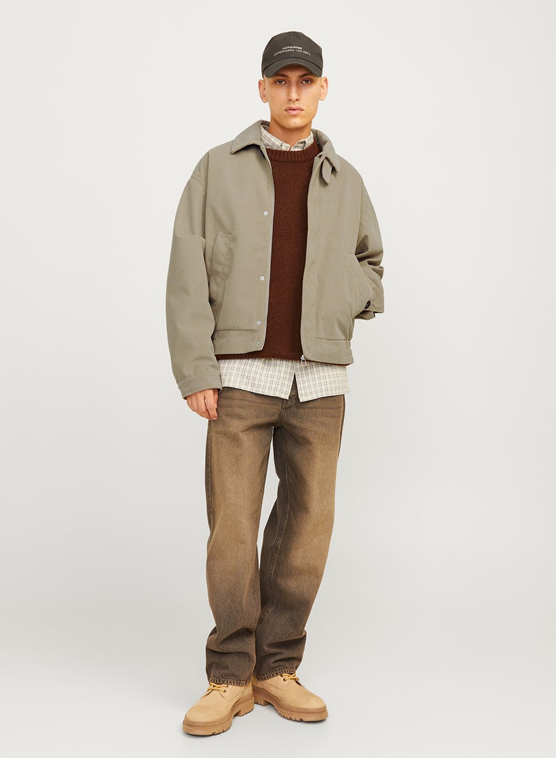 Jorbronx Corduroy Harrington  Side Pocket  Jacket