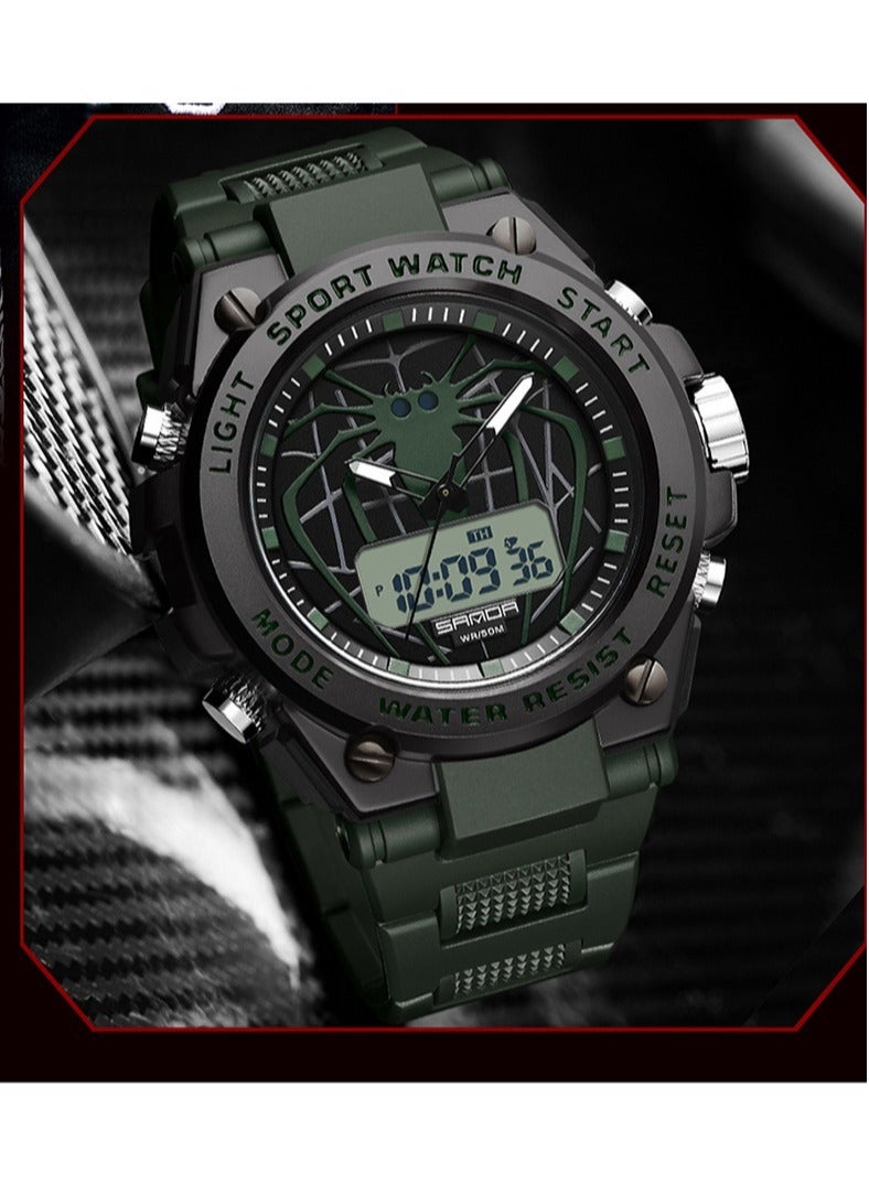 Men's Multifunctional Outdoor Sports Waterproof Luminous Electronic Quartz Watch