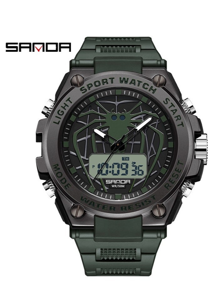 Men's Multifunctional Outdoor Sports Waterproof Luminous Electronic Quartz Watch