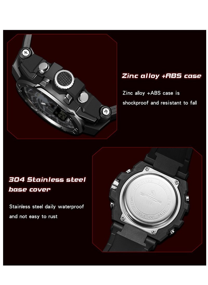 Men's Multifunctional Outdoor Sports Waterproof Luminous Electronic Quartz Watch