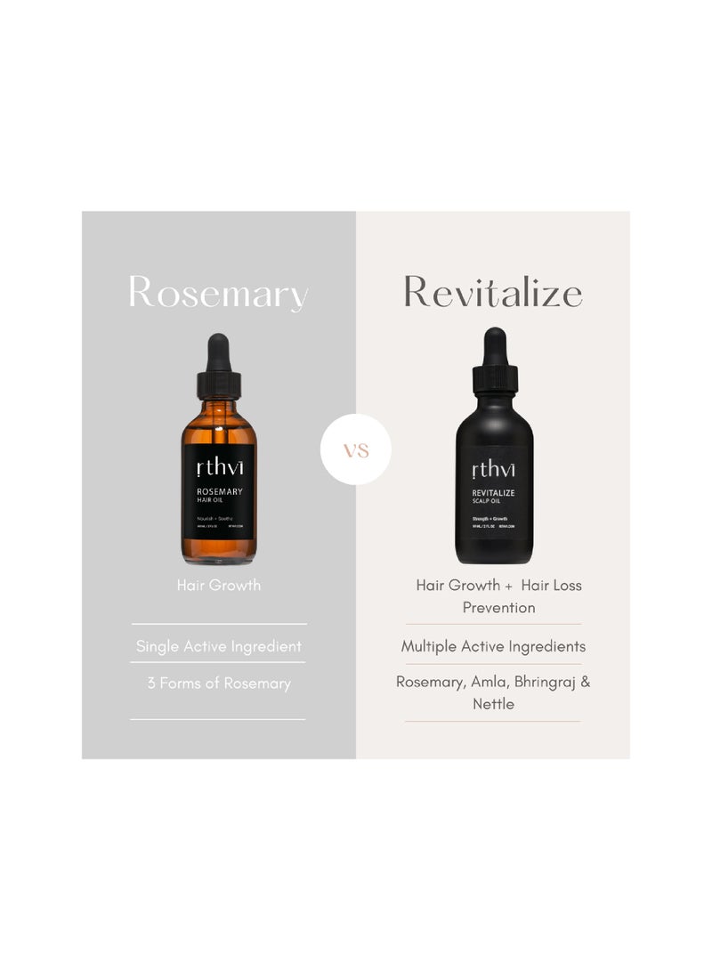 Rosemary Oil For Hair Growth 60ml + freebie 15ml