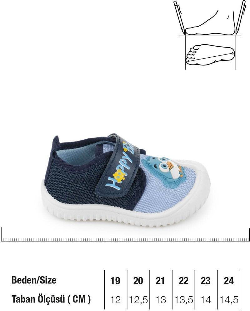 Summer Baby Boys Linen Happy Bird Velcro Adjustable Shoes