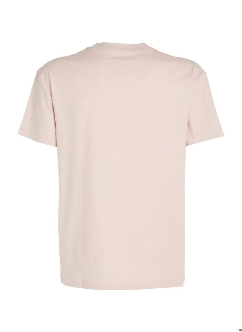 Men's Institutional T-Shirt - Cotton, Pink