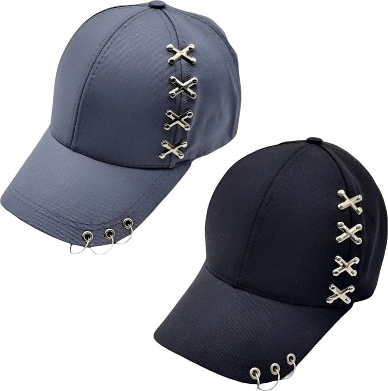 Punk Master Baseball Cap Hat Set of 2