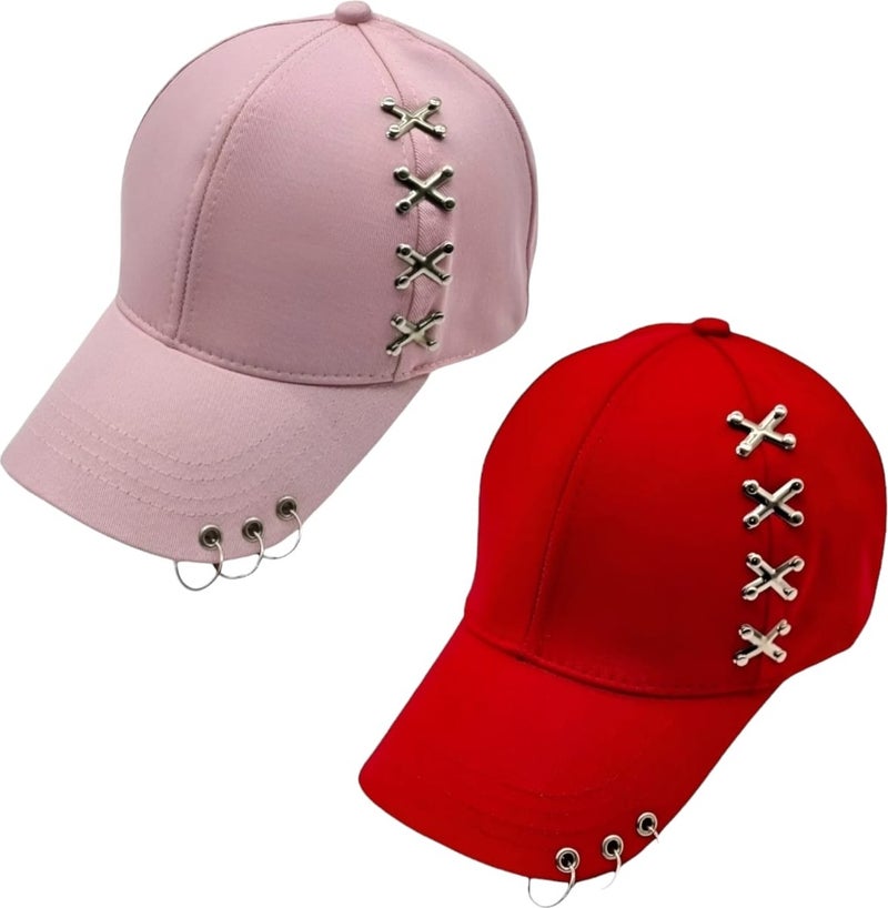 Punk Master Baseball Cap Hat Set of 2