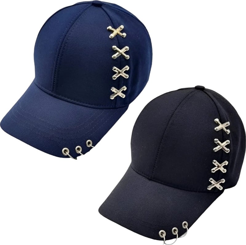 Punk Master Baseball Cap Hat Set of 2