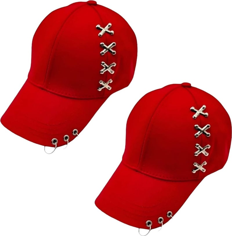 Punk Master Baseball Cap Hat Set of 2