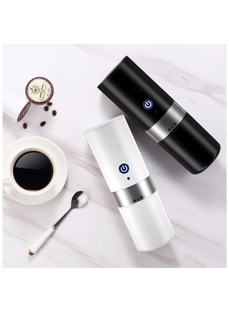 Outdoor small portable mini electric coffee machine, office and household coffee powder, capsule universal machine, requires heated water for use,Electric, Mini