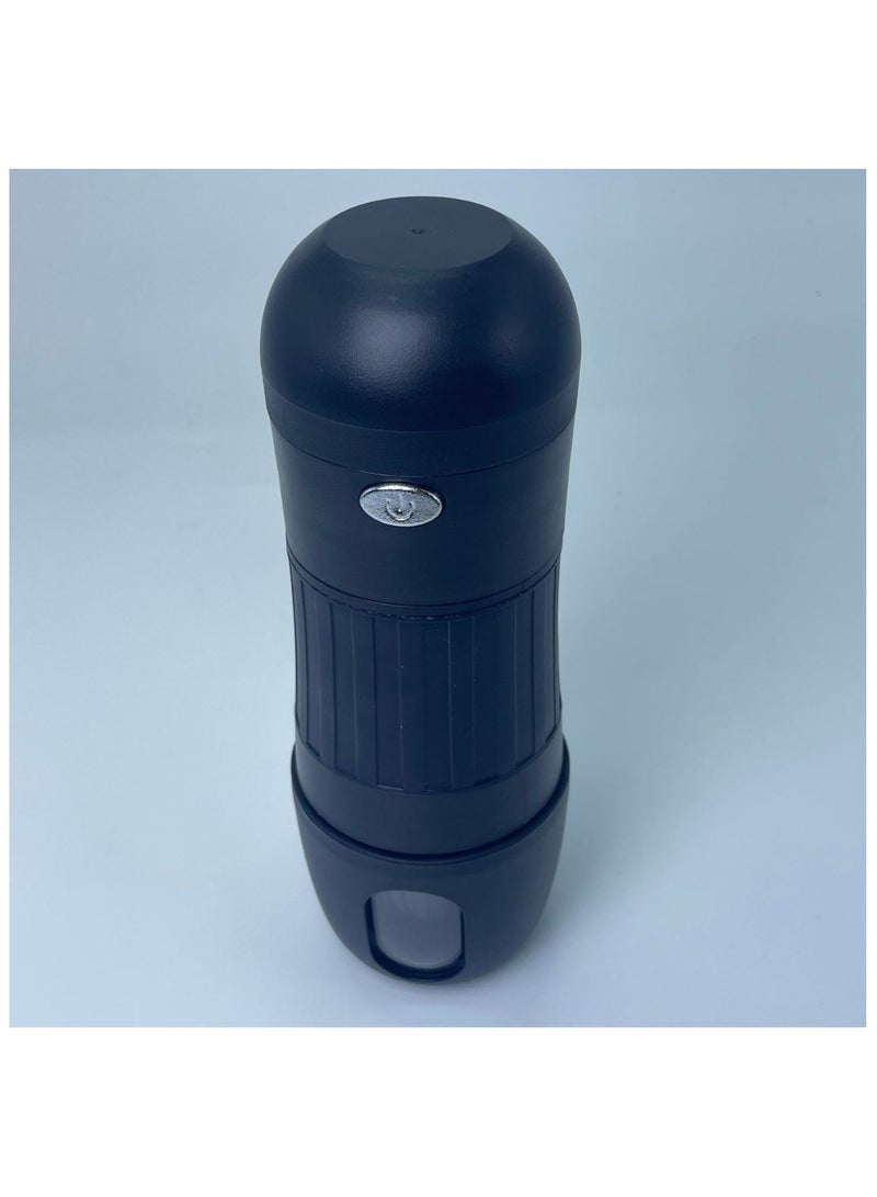 Outdoor small portable mini electric coffee machine, office and household coffee powder, capsule universal machine, requires heated water for use,Electric, Mini