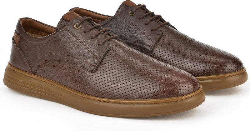 , Men's Leather Shoes 1411025Z946 Brown