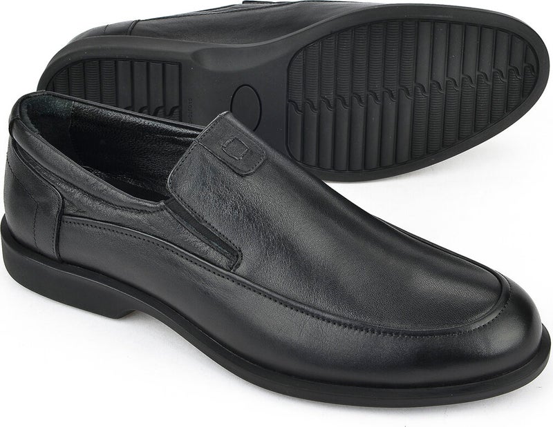 , Men's Genuine Leather Shoes 13192 16785 Black