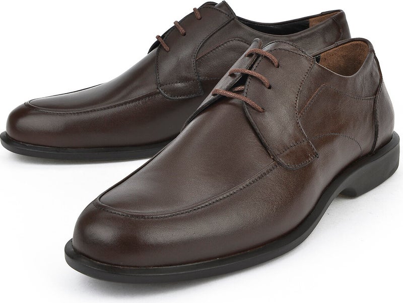 , Men's Genuine Leather Shoes 13192 16783 Brown