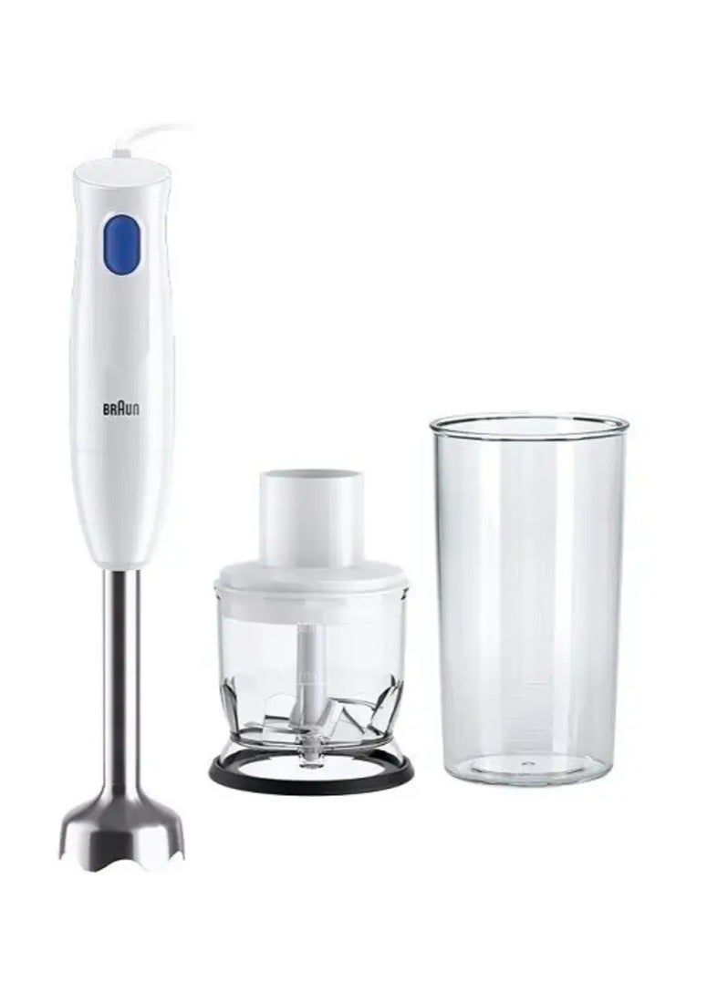 Braun Hand Blender 450Watt MultiQuick 1 - White & Blue