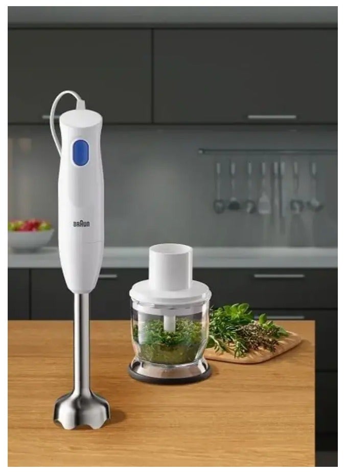 Braun Hand Blender 450Watt MultiQuick 1 - White & Blue