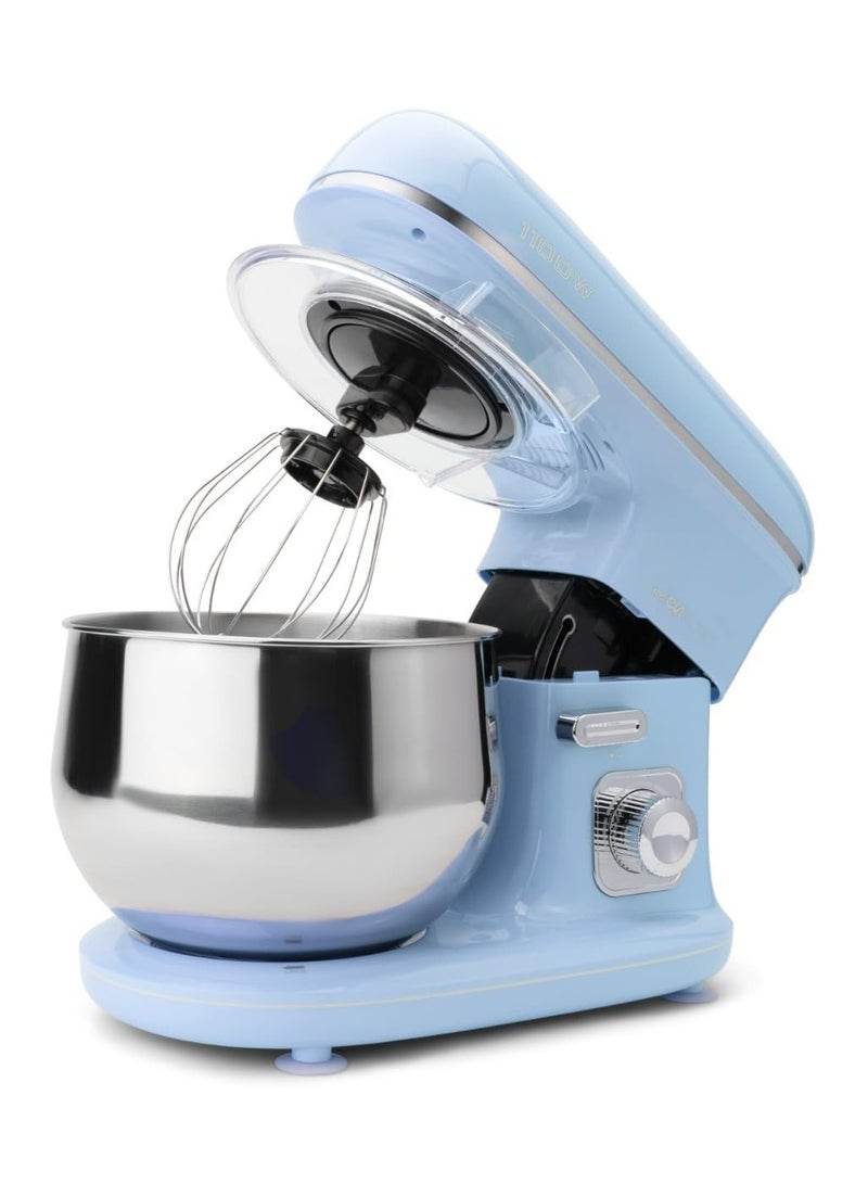 KM 3711 Retro Kitchen Machine | 5L Mixer, 1100W, Blue | Perfect for Bread Making