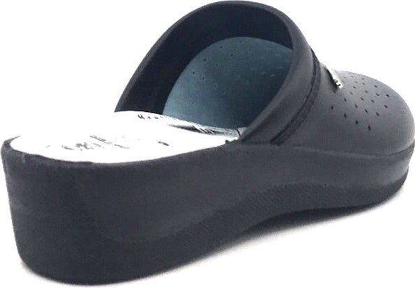 04770 4 Point Black Anatomical Hospital & Work Sabo Men's Women's Slippers