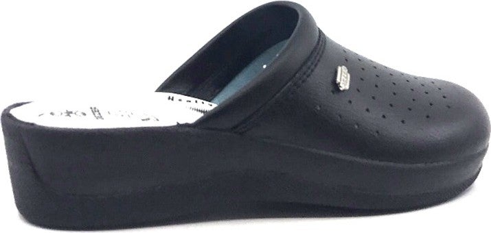 04770 4 Point Black Anatomical Hospital & Work Sabo Men's Women's Slippers