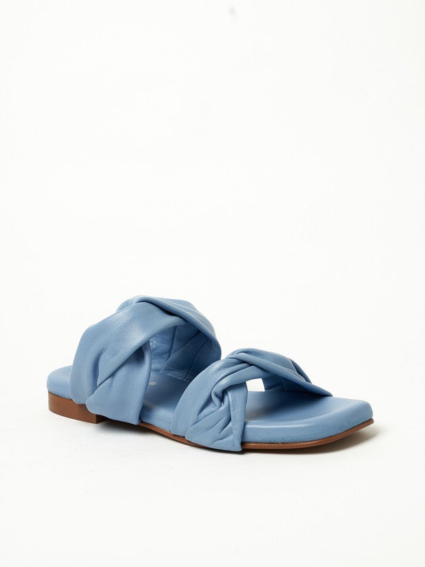 Y.SO Ladies Flat Sandals Blue | Made In India