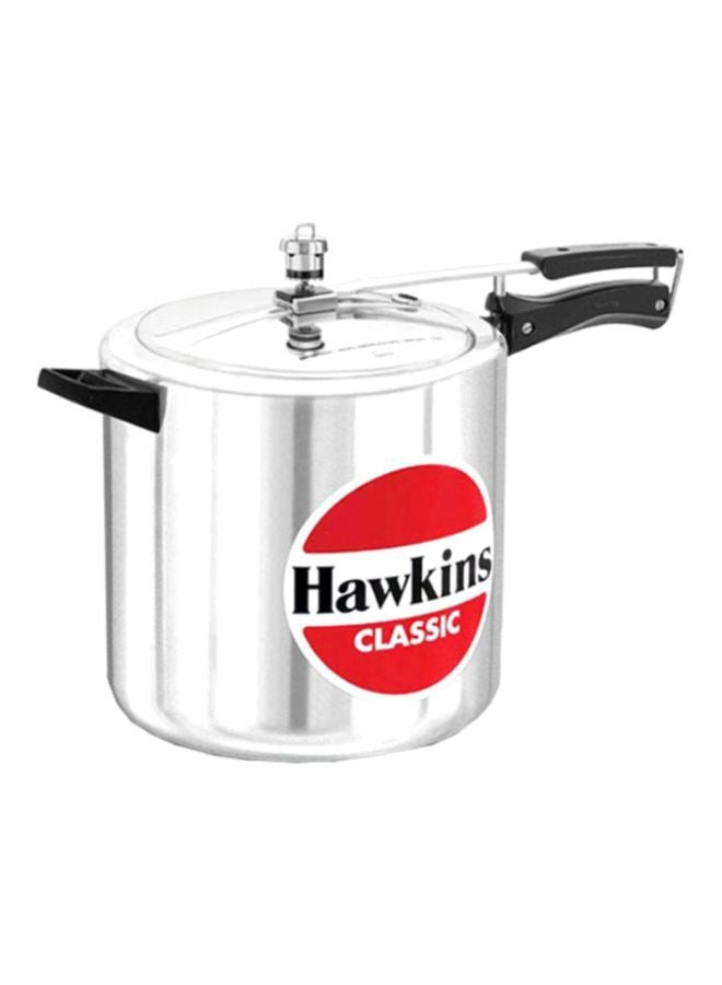 Classic Pressure Cooker Silver/Black 12Liters