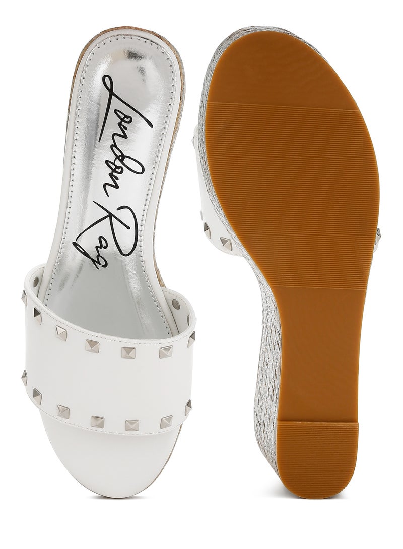 Slip On Espadrilles in White