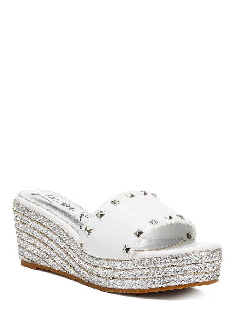 Slip On Espadrilles in White