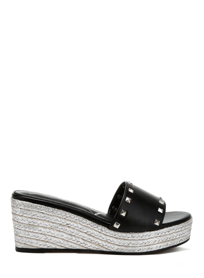 Slip On Espadrilles in Black