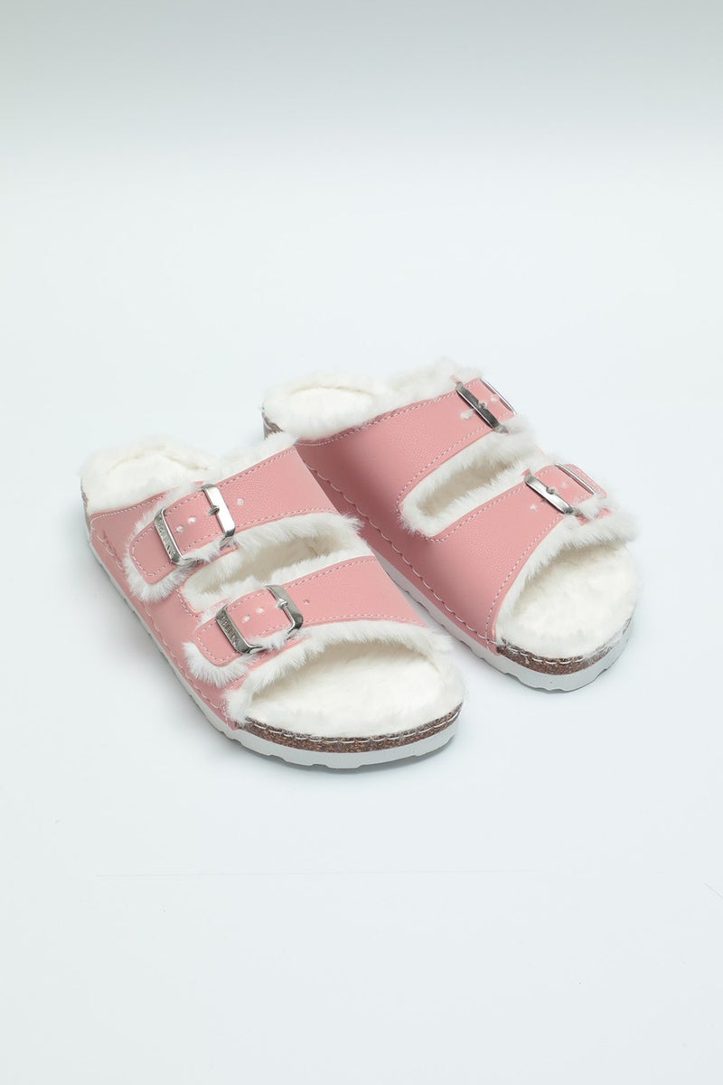 Paleng Cork Sole Winter Women's Slippers